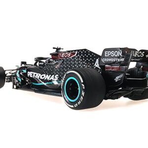 Mercedes-AMG F1 W11 EQ Performance #44 Lewis Hamilton “Petronas” Winner Formula One F1 “British GP” (2020) with Driver Limited Edition to 704 pieces Worldwide 1/18 Diecast Model Car by Minichamps