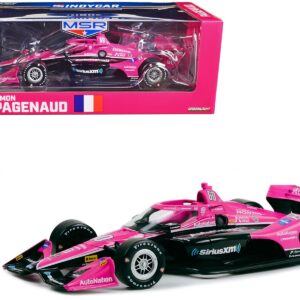 Dallara IndyCar #60 Simon Pagenaud “AutoNation – SiriusXM” Meyer Shank Racing (Road Course Configuration) “NTT IndyCar Series” (2023) 1/18 Diecast Model Car by Greenlight