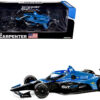 Dallara IndyCar #20 Ed Carpenter “Guy Care” Ed Carpenter Racing “NTT IndyCar Series” (2024) 1/18 Diecast Model Car by Greenlight