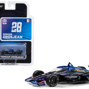 Dallara IndyCar #28 Romain Grosjean “DNSFilter” Andretti Autosport “NTT IndyCar Series” (2023) 1/64 Diecast Model Car by Greenlight