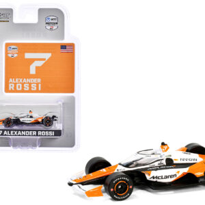 Dallara IndyCar #7 Alexander Rossi “Arrow” Arrow McLaren “NTT IndyCar Series” (2024) 1/64 Diecast Model Car by Greenlight