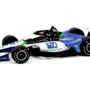 Dallara IndyCar #15 Graham Rahal “Fifth Third Bank” Rahal Letterman Lanigan Racing “NTT IndyCar Series” (2024) 1/64 Diecast Model Car by Greenlight