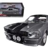 1967 Ford Mustang Custom “Eleanor” Gray Metallic with Black Stripes “Gone in 60 Seconds” (2000) Movie 1/18 Diecast Model Car by Greenlight