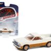 1980 Chevrolet El Camino SS Super Sport White and Gold “Greenlight Muscle” Series 26 1/64 Diecast Model Car by Greenlight