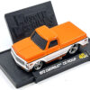 1972 Chevrolet C-10 Pickup Truck Orange and White 1/64 Diecast Model Car by Muscle Machines