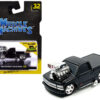 1993 Chevrolet 454 SS Pickup Truck Black 1/64 Diecast Model Car by Muscle Machines