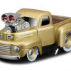 1949 Ford F1 Pickup Truck Gold Metallic 1/64 Diecast Model Car by Muscle Machines