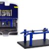 Adjustable Four-Post Lift Blue “Four-Post Lifts” Series 1 1/64 Diecast Model by Greenlight