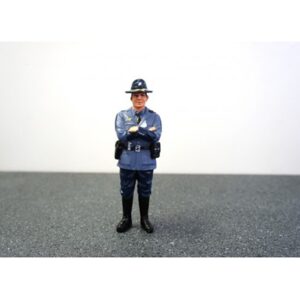 State Trooper Tim Figure For 1:18 Diecast Model Cars by American Diorama