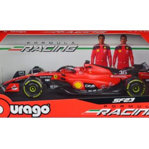 Ferrari SF-23 #16 Charles Leclerc Formula One F1 World Championship (2023) “Formula Racing” Series 1/18 Diecast Model Car by Bburago