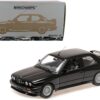 1987 BMW M3 Street Black Metallic 1/18 Diecast Model Car by Minichamps