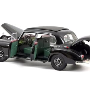 1955 Mercedes-Benz 300 Black “German Chancellor Konrad Adenauer” 1/18 Diecast Model Car by Norev