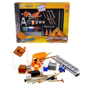 Construction Accessories Set For 1/24 Diecast Car Models by Phoenix Toys