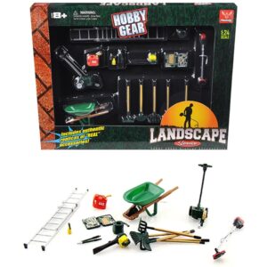 “Landscape Service” Accessories Set for 1/24 Scale Models by Phoenix Toys