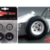 Vintage Dragster Wheels and Tires Set of 4 from “The Chizler V” Vintage Dragster 1/18 Model by GMP