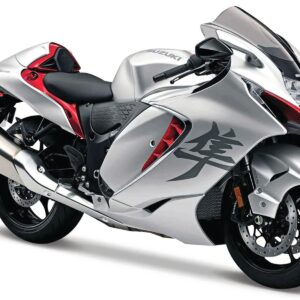 2022 Suzuki Hayabusa Silver Metallic 1/12 Diecast Motorcycle Model by Maisto