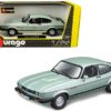 1982 Ford Capri Light Green Metallic 1/24 Diecast Model Car by Bburago