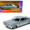 1965 Chevrolet Impala SS 396 Lowrider Light Blue Metallic “Low Rider Collection” 1/24 Diecast Model Car by Welly