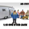 One Eyed Jack “Trailer Park” Figure For 1:18 Scale Diecast Model Cars by American Diorama