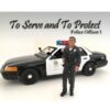 Police Officer I Figure For 1:18 Scale Models by American Diorama