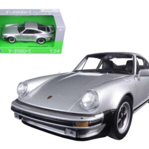 1974 Porsche 911 Turbo 3.0 Silver 1/24 Diecast Model Car by Welly