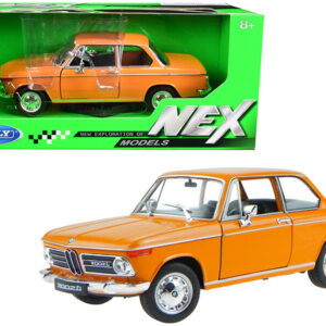 BMW 2002ti Orange 1/24 Diecast Model Car by Welly