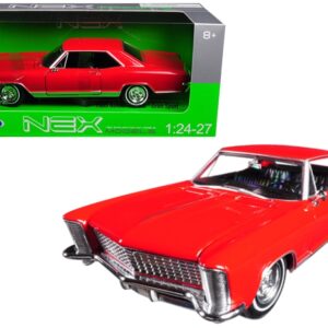 1965 Buick Riviera Gran Sport Red 1/24 Diecast Model Car by Welly