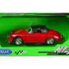 Porsche 356A Speedster Red with Black Soft Top “NEX Models” Series 1/24 Diecast Model Car by Welly