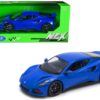 Lotus Emira Blue Metallic “NEX Models” Series 1/24 Diecast Model Car by Welly