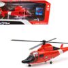 Eurocopter Dauphin HH-65C Helicopter Red “United States Coast Guard” “Sky Pilot” Series 1/48 Diecast Model by New Ray