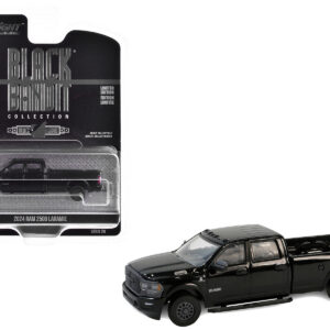 2024 Ram 2500 Laramie Pickup Truck Black “Black Bandit” Series 29 1/64 Diecast Model Car by Greenlight