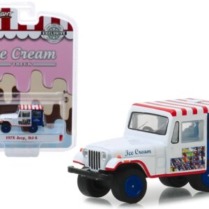 1975 Jeep DJ-5 Ice Cream Truck “Hobby Exclusive” 1/64 Diecast Model Car by Greenlight