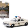 1975 Dodge Monaco Cream “Hazzard County Sheriff” “Hobby Exclusive” 1/64 Diecast Model Car by Greenlight