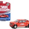 2021 Chevrolet Silverado Pickup Truck Red “2021 NTT IndyCar Series AMR IndyCar Safety Team” with Safety Equipment in Truck Bed “Hobby Exclusive” Series 1/64 Diecast Model by Greenlight