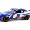 1969 Chevrolet Camaro #5 “Kyle Larson – Hendrick Motorsports First Win Tribute” Blue and White with Red Graphics “Hobby Exclusive” Series 1/64 Diecast Model Car by Greenlight