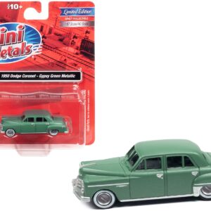 1950 Dodge Coronet Gypsy Green Metallic 1/87 (HO) Scale Model Car by Classic Metal Works