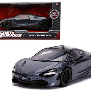 Shaw’s McLaren 720S RHD (Right Hand Drive) Metallic Gray “Fast & Furious Presents: Hobbs & Shaw” (2019) Movie 1/32 Diecast Model Car by Jada