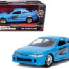 Mia’s Acura Integra Light Blue with Graphics “Fast & Furious” Movie 1/32 Diecast Model Car by Jada