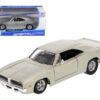 1969 Dodge Charger R/T Hemi Silver 1/25 Diecast Car Model by Maisto