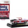 1973 Chevrolet Cheyenne Super 10 Pickup Truck White with Red Top and Red Plaid Stripe “Dinty Moore” Limited Edition to 9350 pieces Worldwide 1/64 Diecast Model Car by M2 Machines