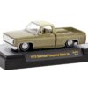 1973 Chevrolet Cheyenne Super 10 Pickup Truck Gold Metallic with Graphics “Lowriders” Limited Edition to 7700 pieces Worldwide 1/64 Diecast Model Car by M2 Machines