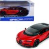 Bugatti Chiron Sport “16” Red and Black “Special Edition” 1/24 Diecast Model Car by Maisto