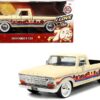 1979 Ford F-150 Pickup Truck Cream with Graphics “I Love the 70’s” Series 1/24 Diecast Model Car by Jada