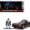 1966 Batmobile with Diecast Batman Figurine “Batman” (1966-1968) Classic TV Series “DC Comics” “Hollywood Rides” Series 1/32 Diecast Model Car by Jada