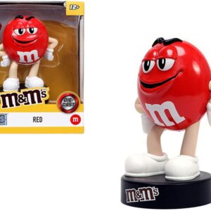 Red M&M’s 4.5″ Diecast Figurine “Metalfigs” Series by Jada