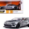 2016 Chevrolet Camaro Widebody #02 “Bridgestone” Silver “Bigtime Muscle” 1/24 Diecast Model Car by Jada