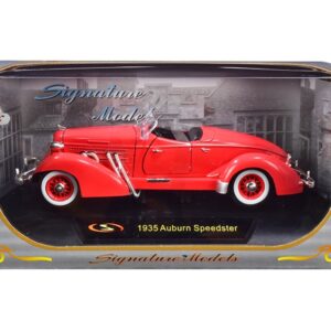 1935 Auburn Speedster Coral Red 1/32 Diecast Model Car by Signature Models