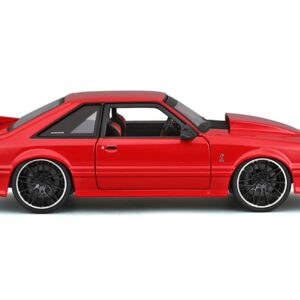 1993 Ford Mustang SVT Cobra Red “Classic Muscle” “Maisto Design” Series 1/24 Diecast Model Car by Maisto