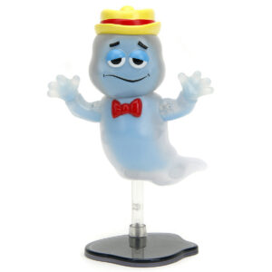 Boo Berry 3.5″ Moveable Glow-in-the-Dark Figure with Stand and Cereal Box “Monster Cereals” 1/12 Scale Model by Jada