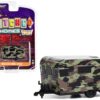 1958 Siesta Travel Trailer Camouflage “Hitched Homes” Series 13 1/64 Diecast Model by Greenlight